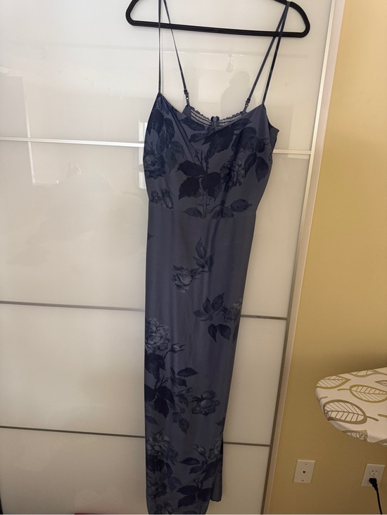 Reformation Dresses & Skirts - Reformation Slate Blue Floral Maxi Slip Dress